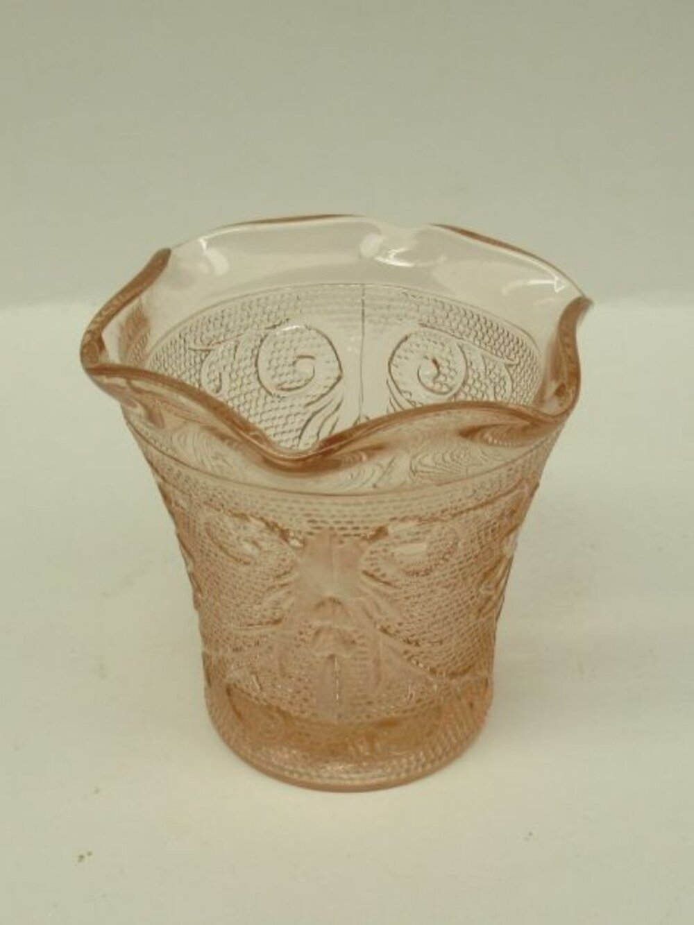 Tiara Pink Indiana Glass SANDWICH 3 1/2 Inch High Votive Cup